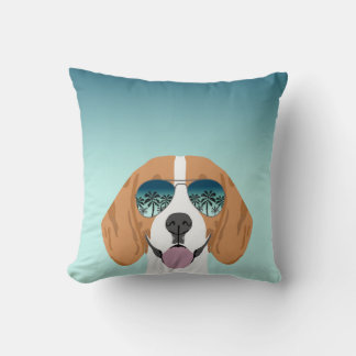Beagle Sonnenbrille Sommerhundkissen Kissen