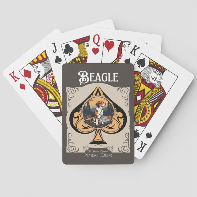 Beagle Spielkarten (Rückseite)