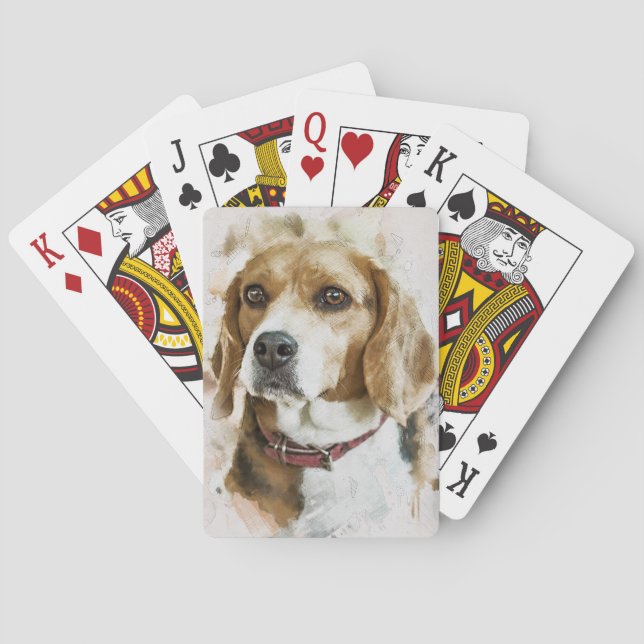 Beagle Spielkarten (Rückseite)