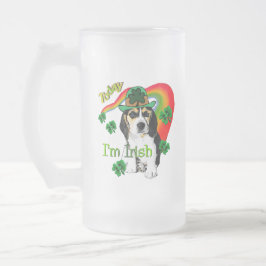 Beagle St Patrick's Day Tasse