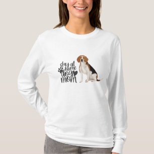 Beagle - Stay At Home Hundemama T-Shirt