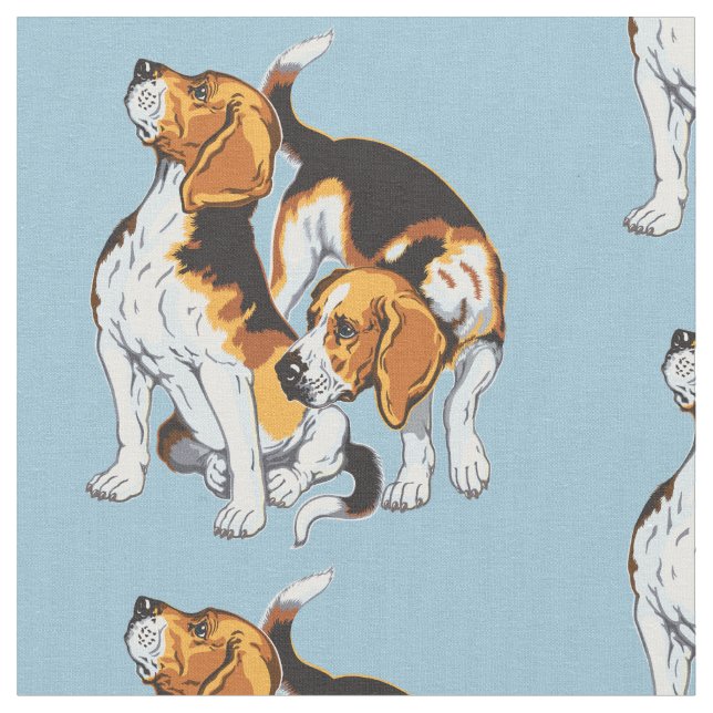 Beagle Stoff (Nahaufnahme)