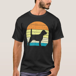 Beagle Sunset Retro Tier Jagdhund Hund T-Shirt