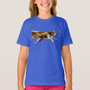 Beagle Superhero Kid's T - Shirt