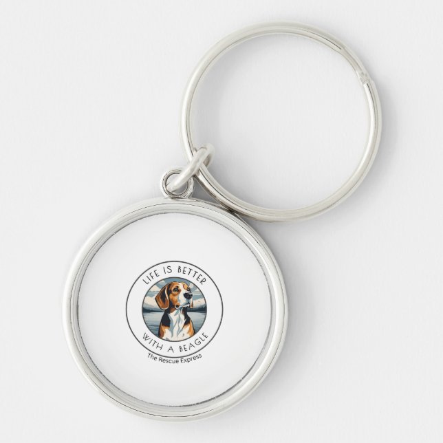 Beagle Tasche Schlüsselanhänger (Vorne)