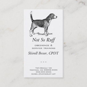 Beagle Terrier Dog Business Visitenkarte