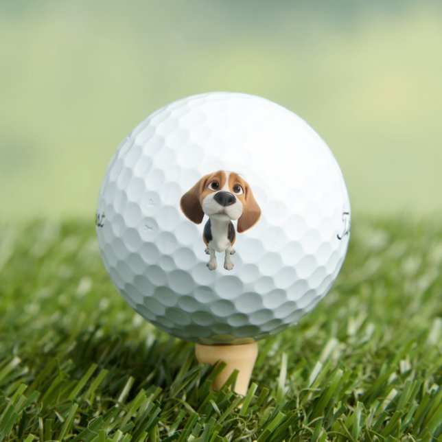 Beagle Theme Golfball (Insitu T-Shirt)