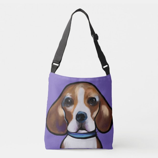 Beagle Tragetaschen Mit Langen Trägern (Vorderseite)