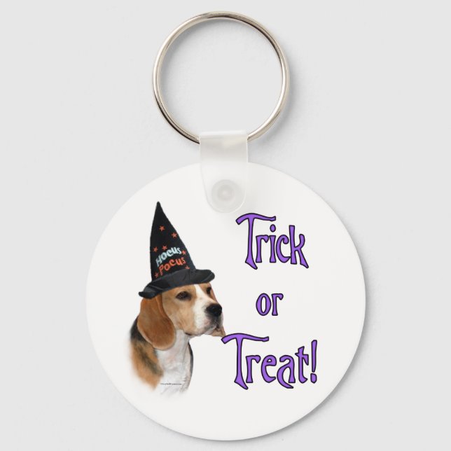 Beagle Trick Schlüsselanhänger (Vorderseite)