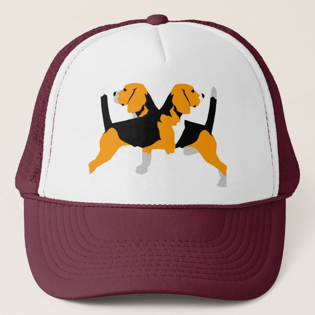 Beagle Truckerkappe (Vorderseite)
