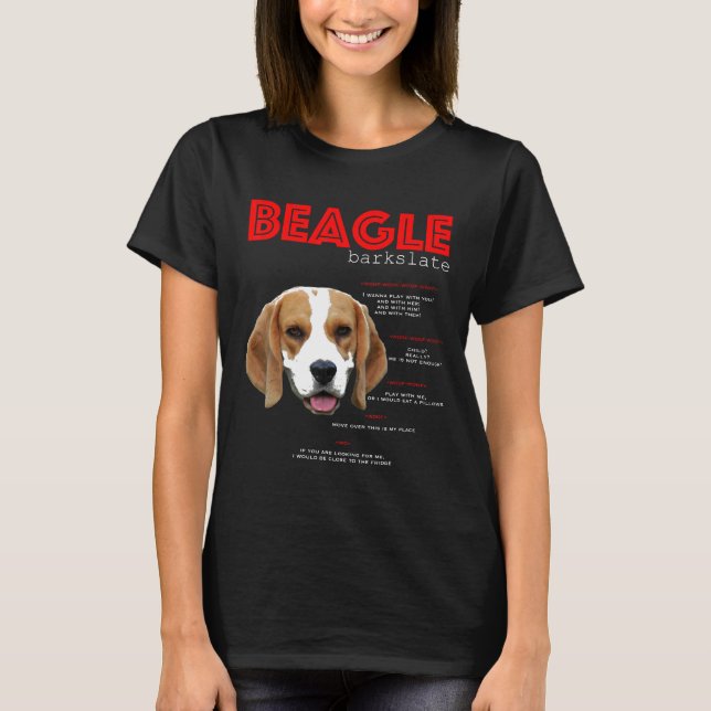 Beagle-Übersetzung T-Shirt (Vorderseite)