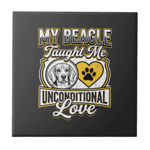 Beagle Unbedingte Liebe Hundebesitzer Fliese