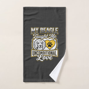 Beagle Unbedingte Liebe Hundebesitzer Handtuch