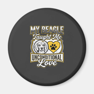 Beagle Unbedingte Liebe Hundebesitzer Magnet