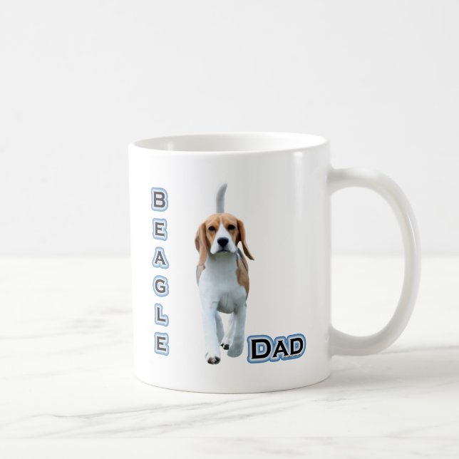 Beagle-Vater 4 Tasse (Rechts)