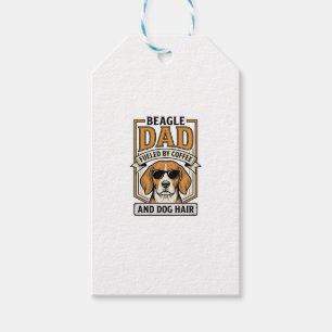 Beagle-Vater, angetrieben von Kaffee und Hundefell Geschenkanhänger