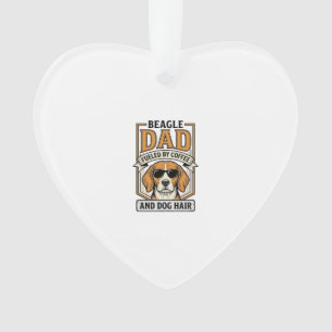 Beagle-Vater, angetrieben von Kaffee und Hundehaar Ornament
