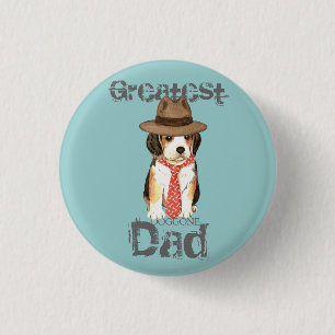 Beagle Vater Button