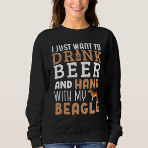 Beagle Vater Der sonnige Vater-Tag Hund Lover Gesc Sweatshirt