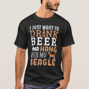 Beagle Vater Der sonnige Vater-Tag Hund Lover Gesc T-Shirt