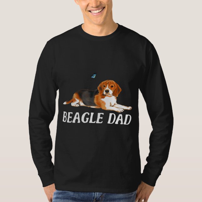 Beagle Vater Dog T-Shirt Beagle (Vorderseite)