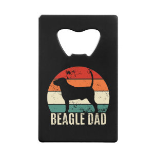 Beagle Vater Geldbeutel Flaschenöffner