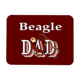 Beagle Vater Geschenke Magnet