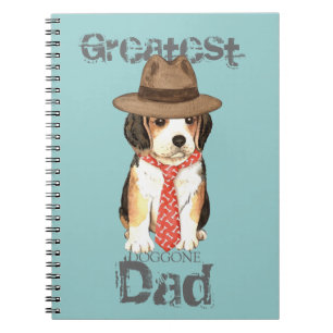 Beagle Vater Notizblock