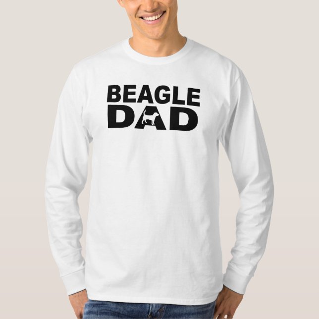 Beagle-Vater T-Shirt (Vorderseite)