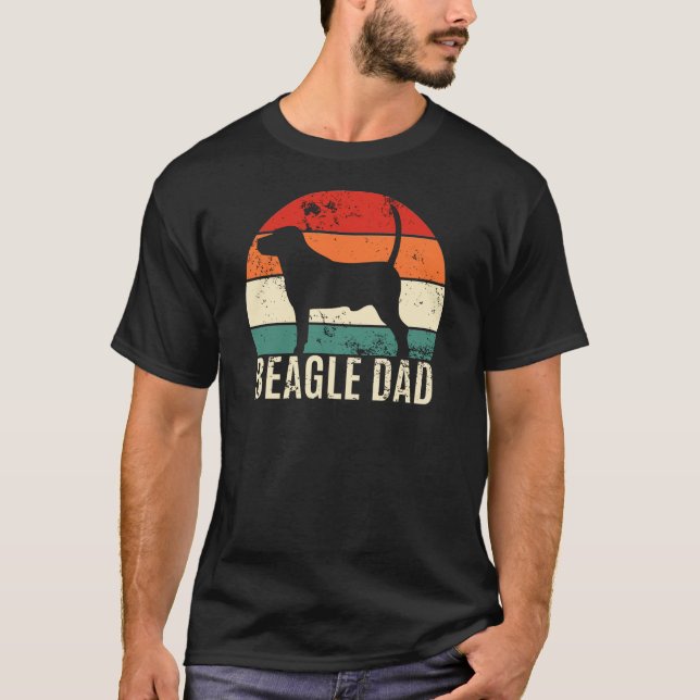 Beagle Vater T-Shirt (Vorderseite)
