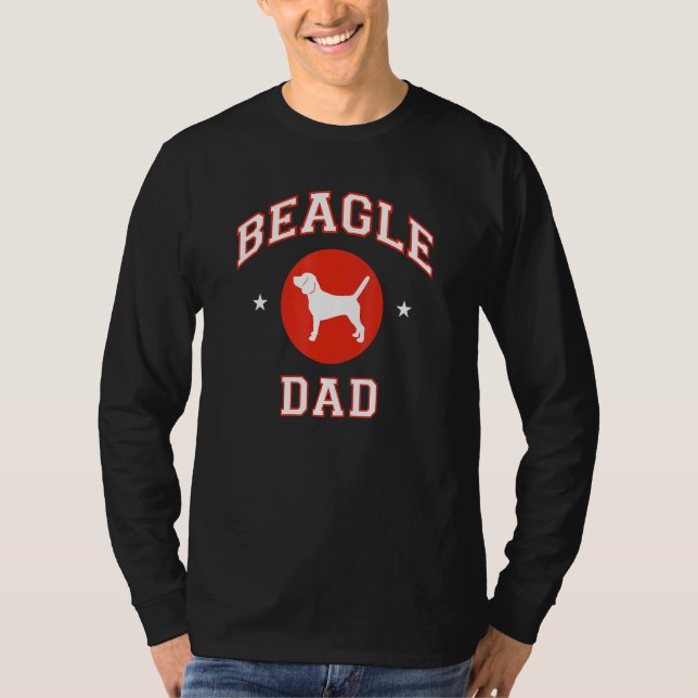 Beagle Vater T-Shirt (Vorderseite)