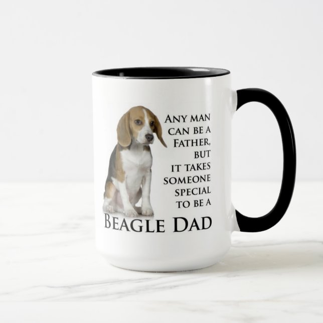 Beagle-Vater-Tasse Tasse (Rechts)