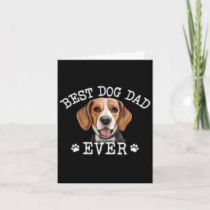 Beagle Vater Vathers Day Vintag Ever Dog Lover Karte