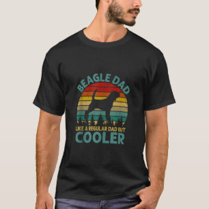 Beagle Vater wie ein regelmäßiger Vater, aber Cool T-Shirt