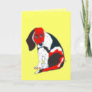 Beagle Vatertagskarte Karte