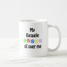 Beagle Walks Design Tasse