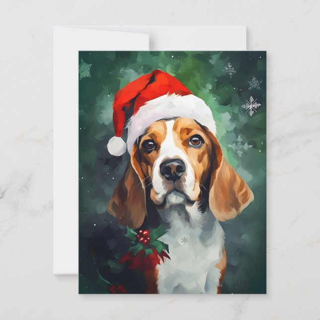 Beagle Weihnachten (Vorderseite)