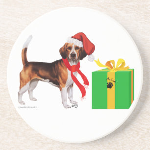 Beagle Weihnachten Getränkeuntersetzer