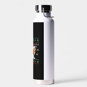Beagle Weihnachten Hässlicher Hund Xmas Oversized Trinkflasche