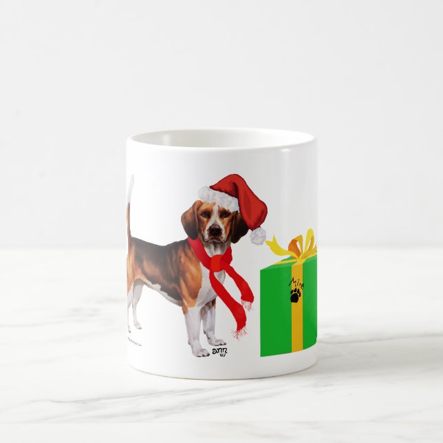 Beagle Weihnachten Kaffeetasse (Mittel)