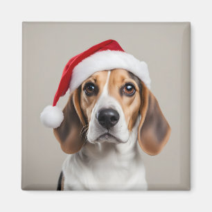 Beagle Weihnachten Magnet
