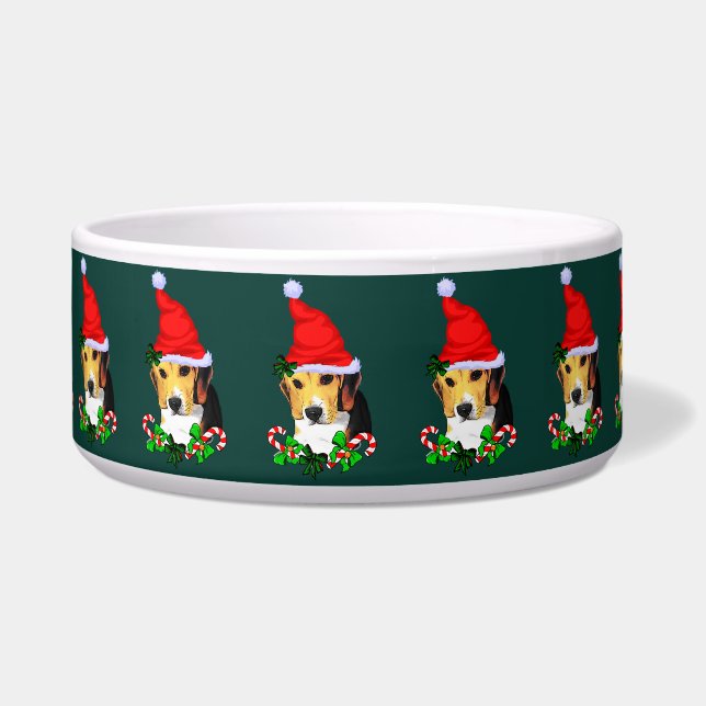 Beagle Weihnachten Napf (Vorderseite)