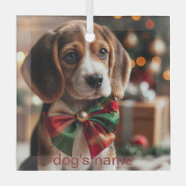 Beagle Weihnachten Ornament Aus Glas
