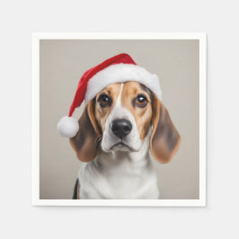 Beagle Weihnachten Serviette