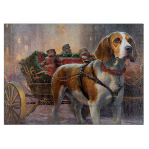 Beagle Weihnachts-Feiertage Schneidebrett