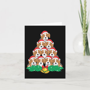 Beagle Weihnachtsbaum Beagle Hund Lover Urlaub Karte