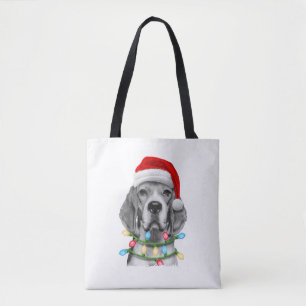 Beagle Weihnachtsbaum Lichter Weihnachten Weihnach