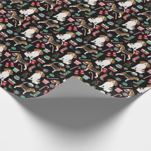 Beagle Weihnachtsdog-Geschenkpackung Geschenkpapier