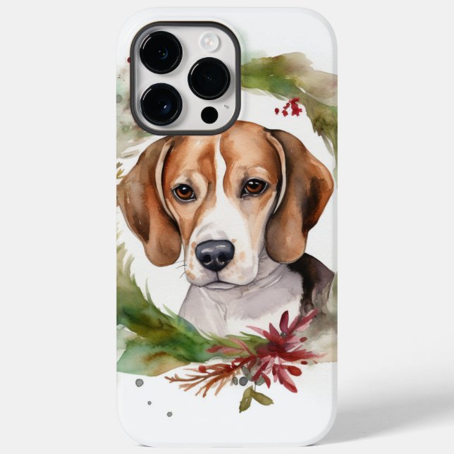Beagle Weihnachtsfest Case-Mate iPhone Hülle (Rückseite)
