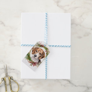Beagle Weihnachtsfest Geschenkanhänger